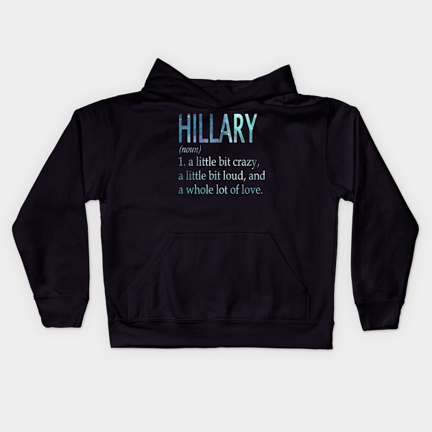 Hillary Kids Hoodie by Guitar Hero-Typography 